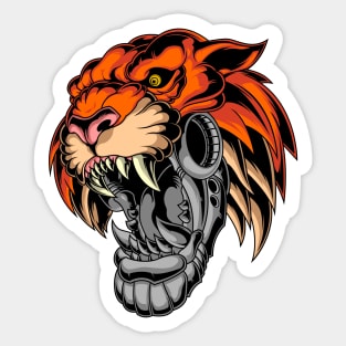 Cyber Tiger Sticker